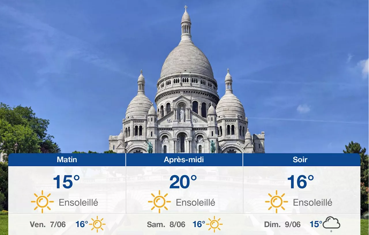 Météo Paris: prévisions du jeudi 6 juin 2024