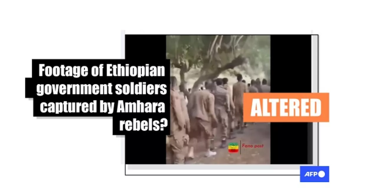 Edited footage shows Ethiopian soldiers captured by rebels in Oromia ...