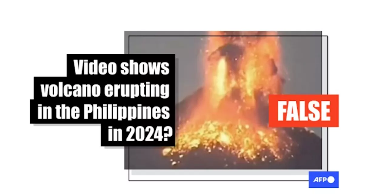 Indonesian volcano clip falsely shared as 'Mount Kanlaon erupting in the Philippines'