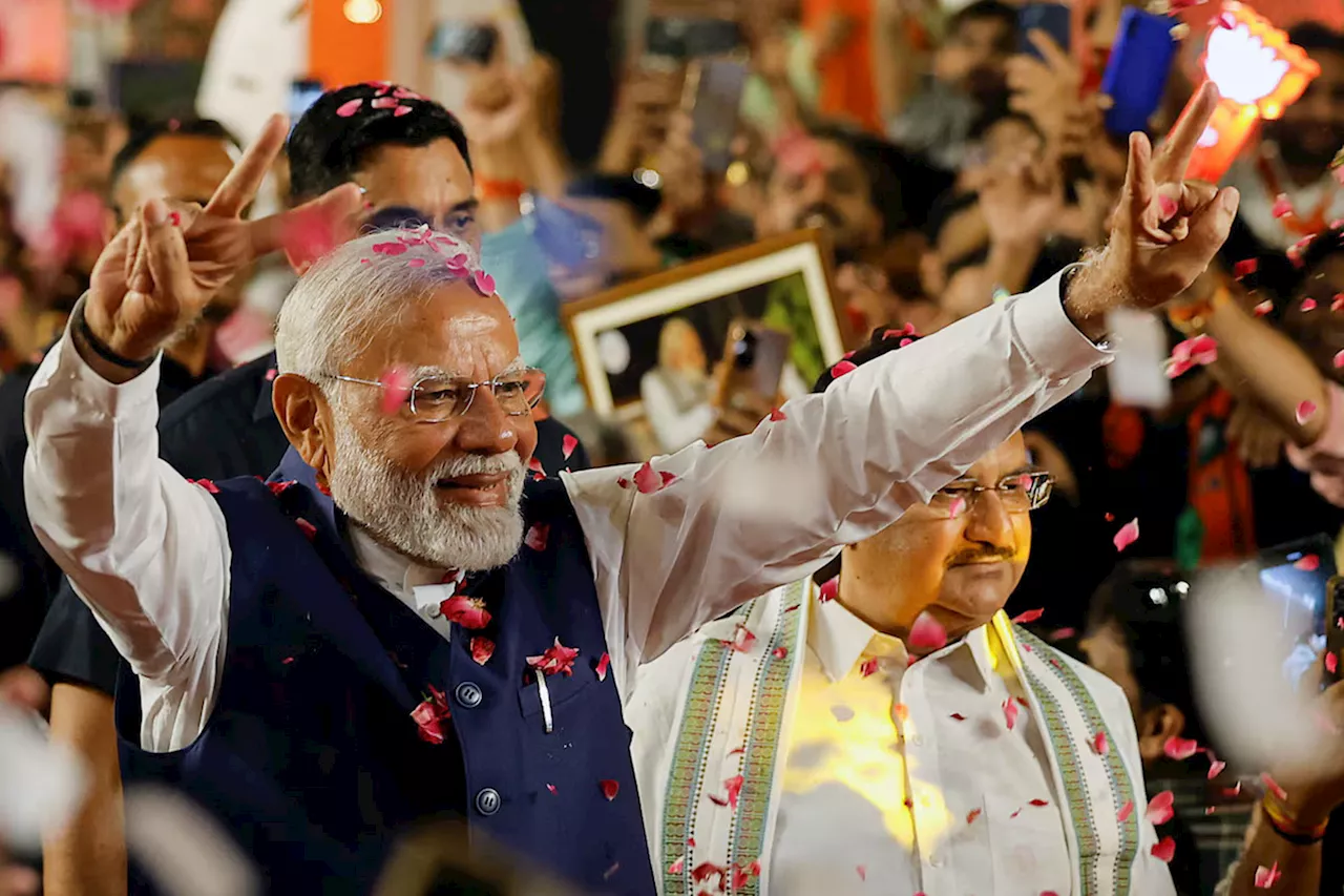 Modi Declares Victory in Indian Elections, With Narrower Margin Than Expected