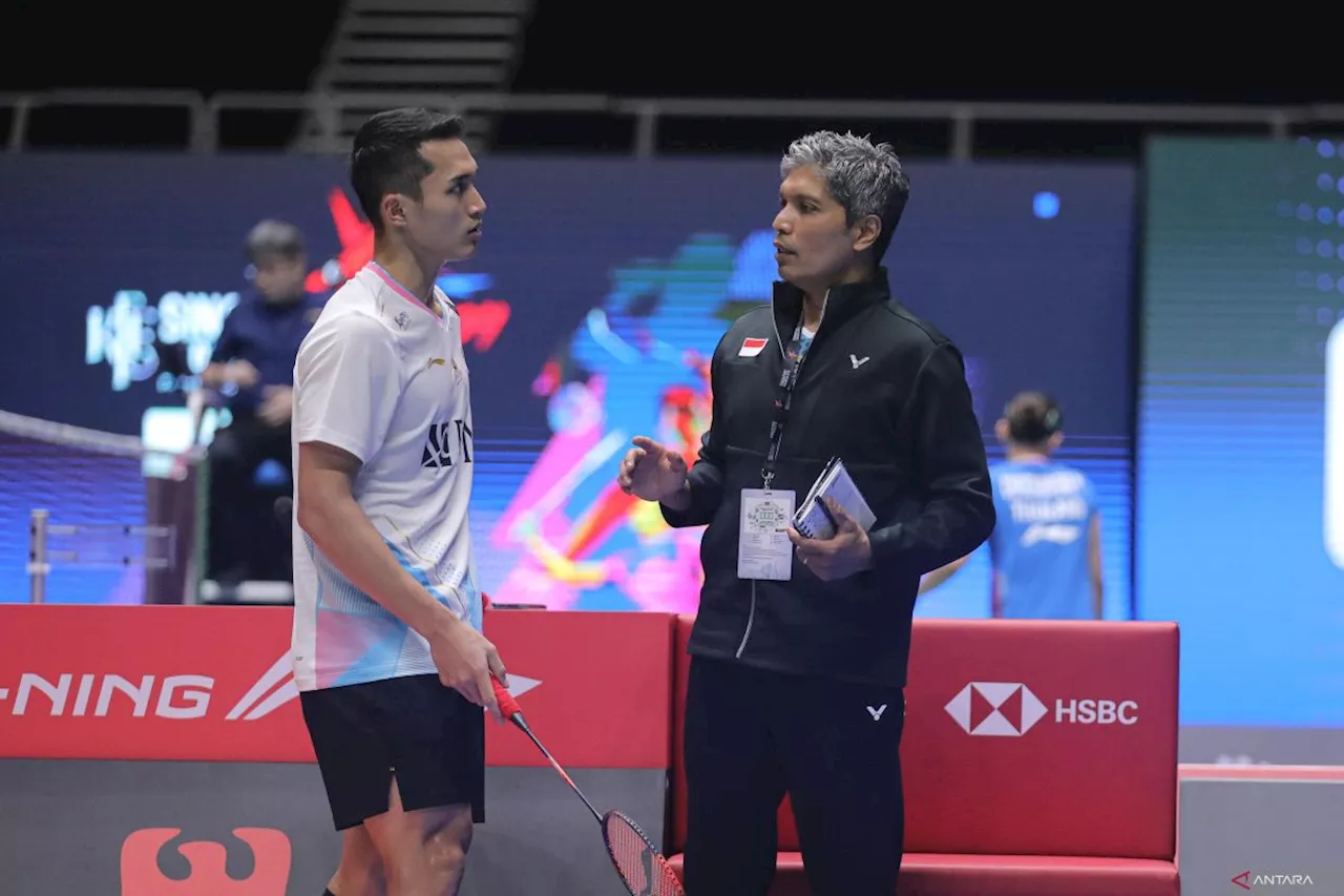 Pelatih akan evaluasi performa Ginting dan Jonatan di Indonesia Open