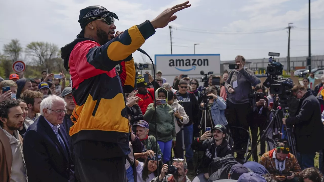 Amazon Labor Union moves to affiliate with the Teamsters union amid struggles