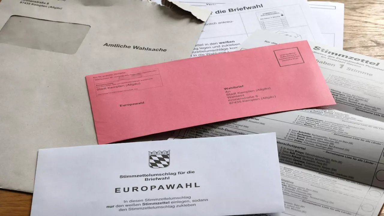 Europawahl in Augsburg: 55.000 Bürger wollen per Brief wählen