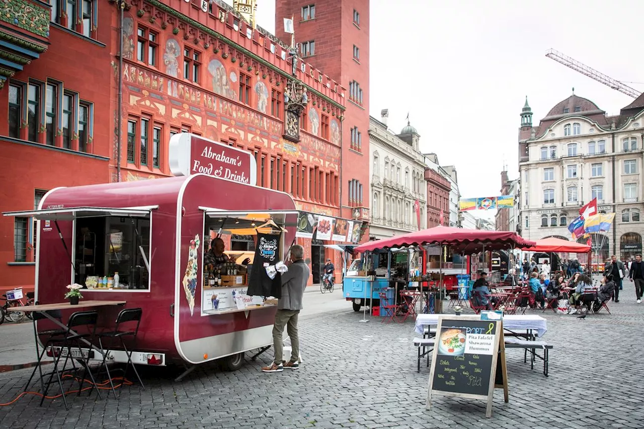 Israelfahne in Basel: Streit um Foodtruck von René Sigg