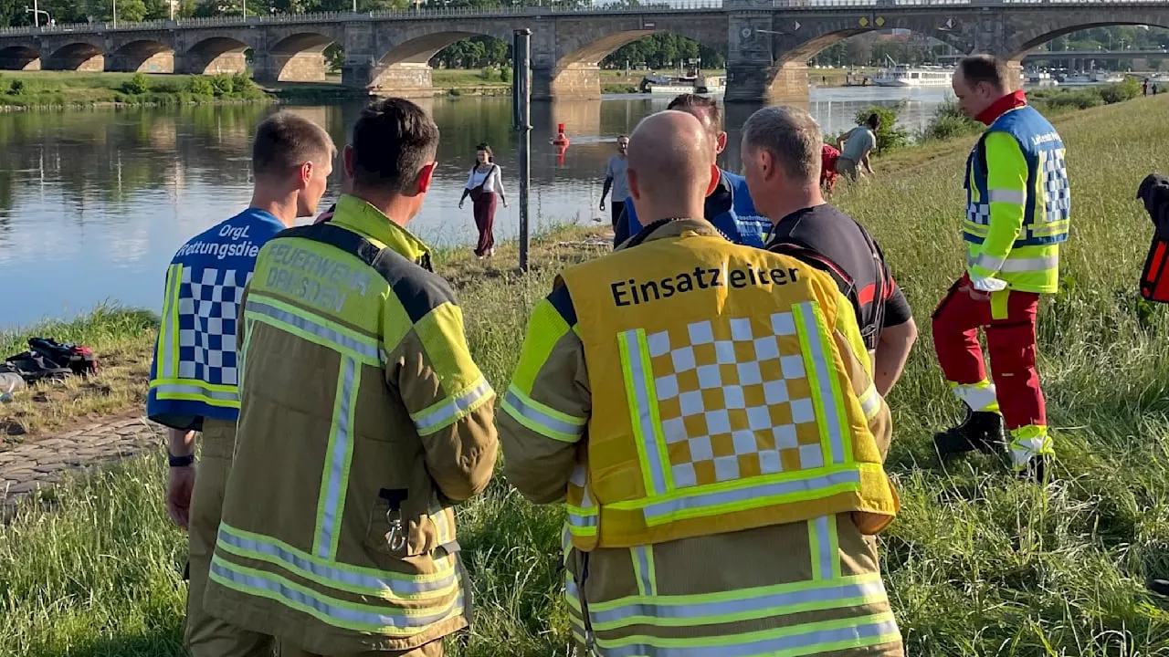 Dresden: Mann (29) nach Blitzeinschlag an Elbufer gestorben