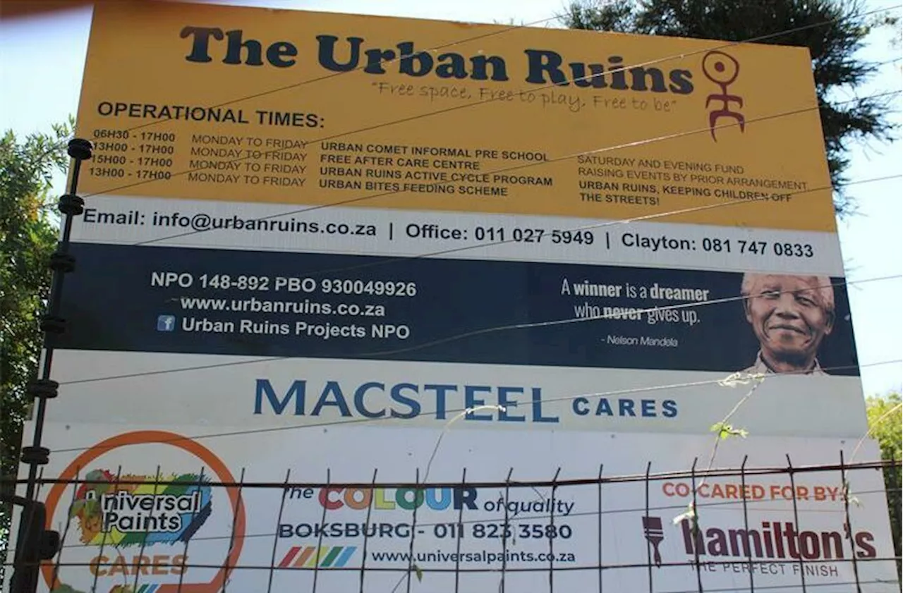 Urban Ruins NPO to host fundraiser at Boksburg Birchwood Spur