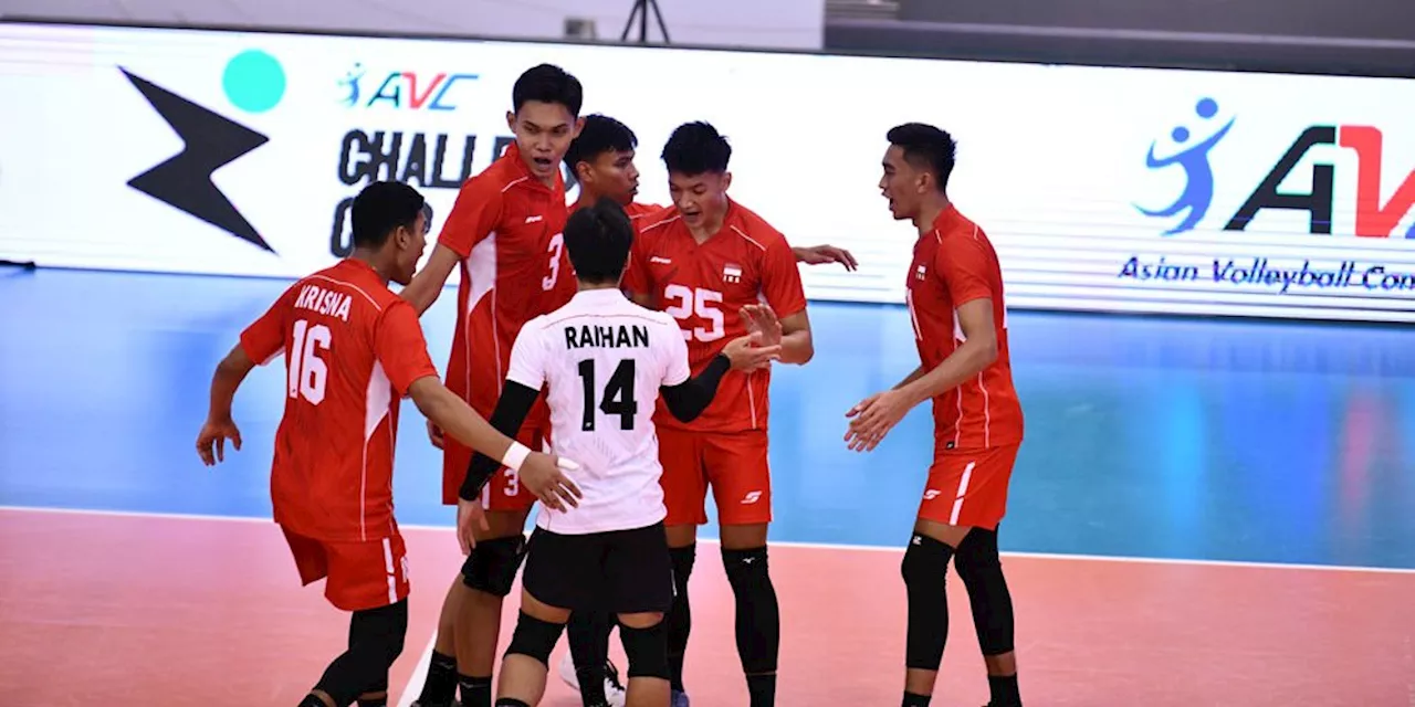 Hasil AVC Challenge Cup 2024: Indonesia Menyerah 1-3 dari Filipina