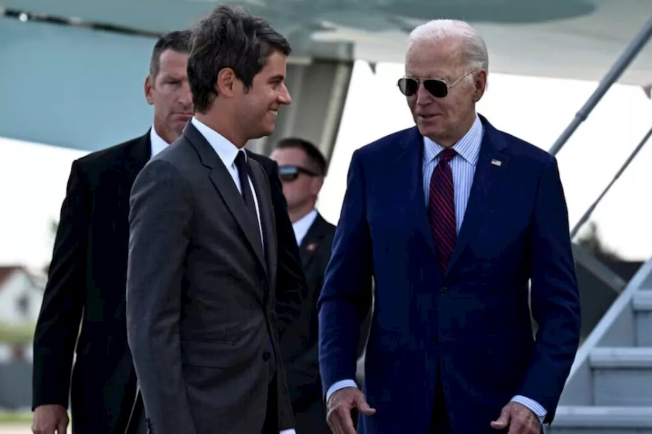 Joe Biden arrives in France for D-Day anniversary and democracy speech