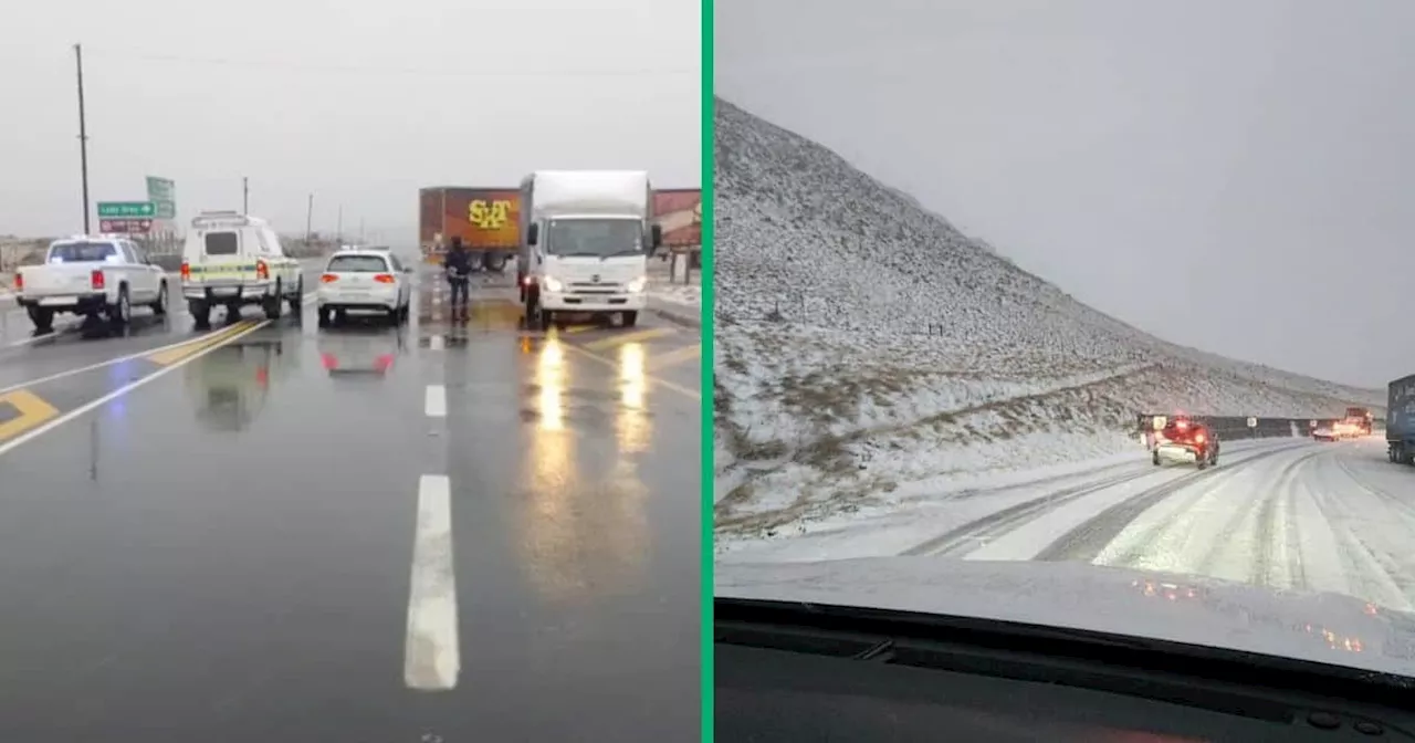 Snow and Storms Disrupt Eastern Cape and KwaZulu-Natal: Motorists Urged to Exercise Caution