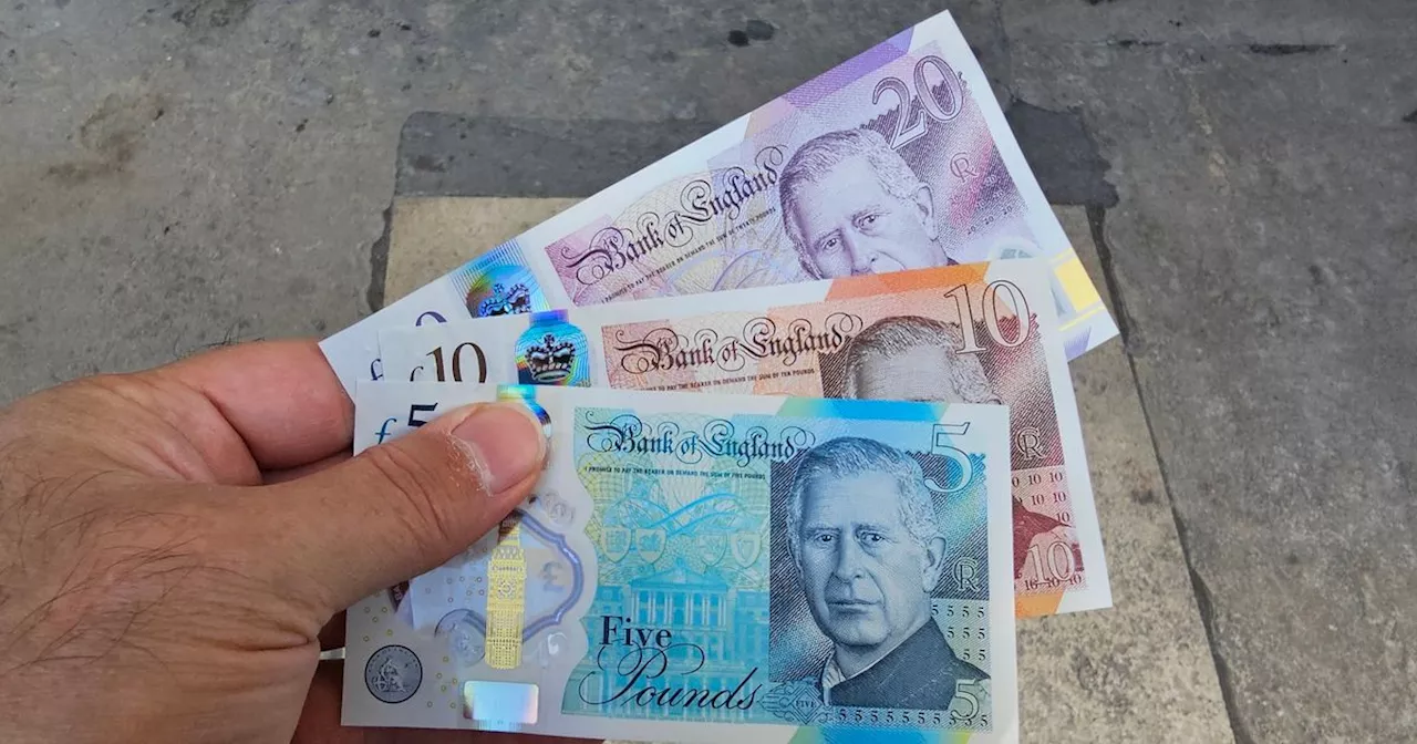 Royal fans have 'fun' queuing to gets hands on first King Charles bank notes
