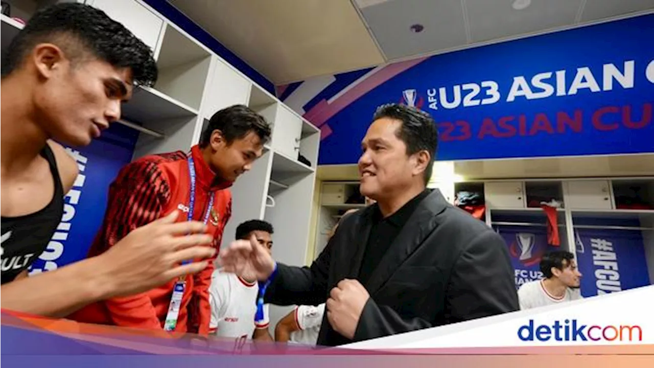 Erick Thohir Tanggapi Usulan Putra Nababan, Timnas 60 Persen Pemain Lokal