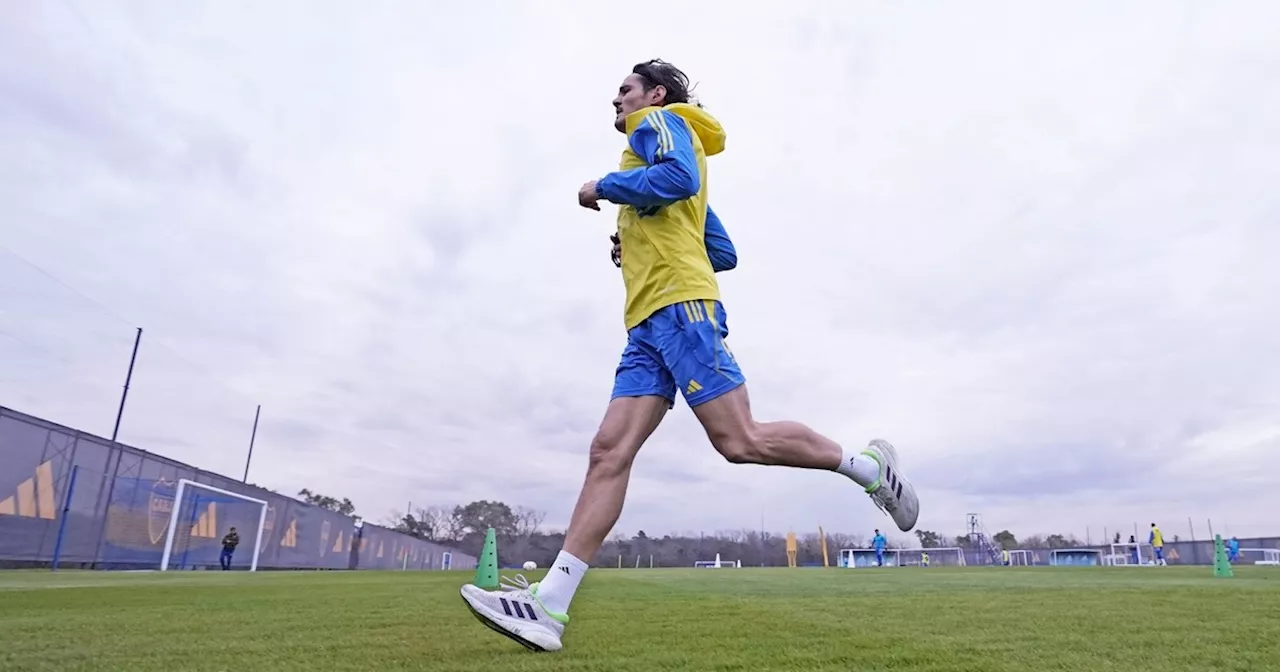 Alerta Cavani: por qué no se entrena junto al resto de los jugadores de Boca