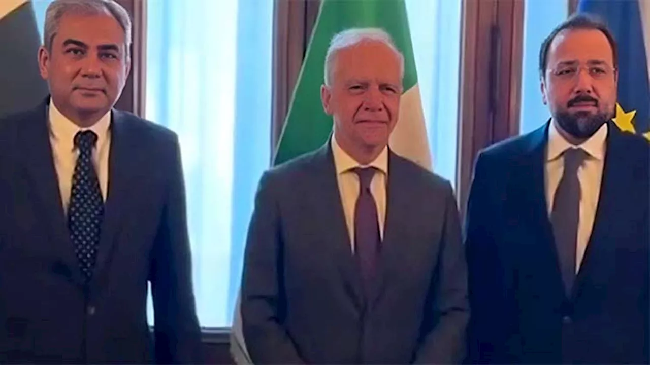 Pakistan, Italy to undertake joint efforts against human, drug trafficking