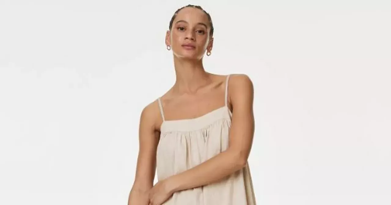 Shoppers flock to bag £45 M&S linen dress that's 'ideal' for summer