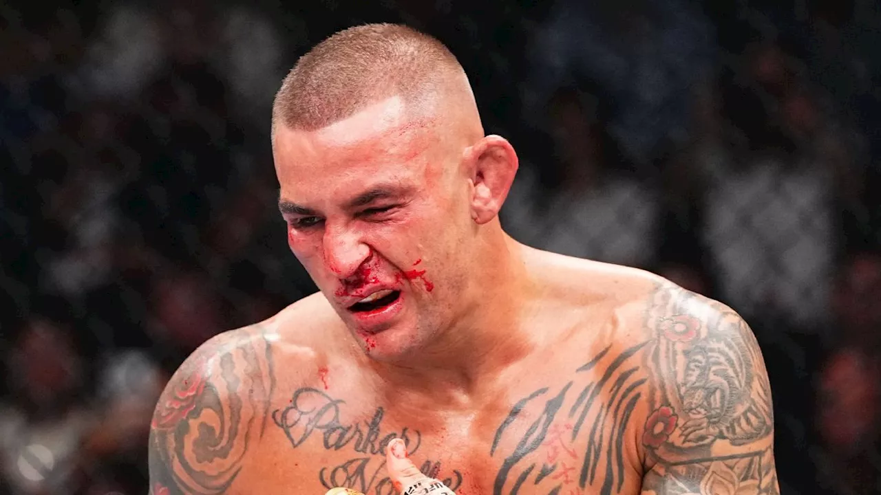 Dustin Poirier broke nose, rib, tore ACL vs. Islam Makhachev