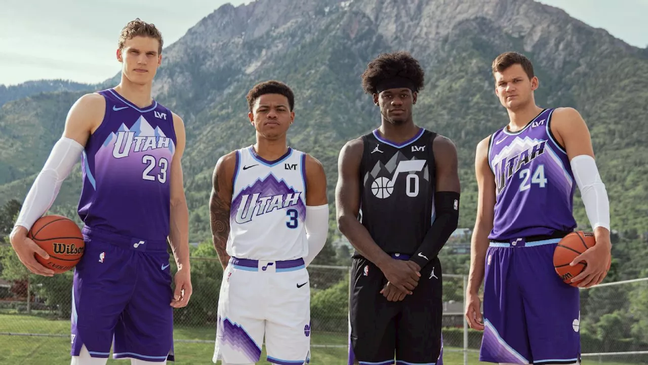 Mountain purple and midnight black - Inside the Utah Jazz's uniform and logo revamp