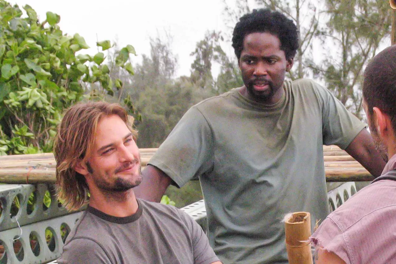 Harold Perrineau and Josh Holloway have a mini-Lost reunion with Second Gentleman Doug Emhoff