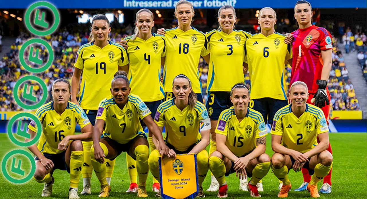 SPELARBETYG: Hon var bäst i Sveriges seger mot Irland