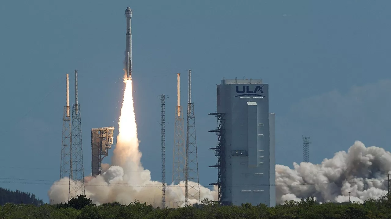 Boeing Starliner launches 2 NASA astronauts into space in first piloted test flight