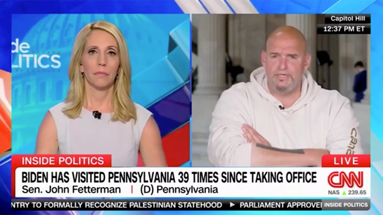 Sen. John Fetterman tells critics he's 'not a progressive': That label left me