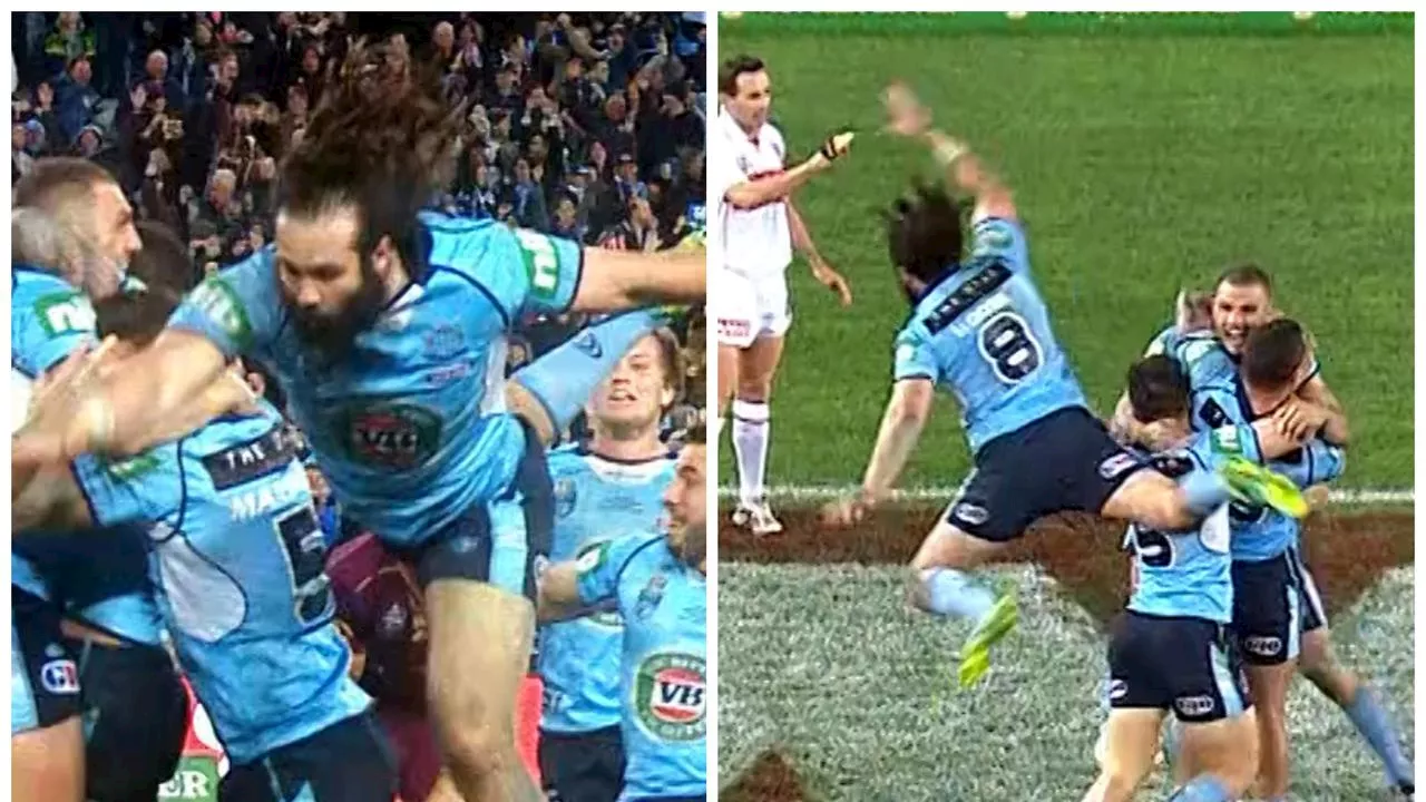 ‘There was like 80 text messages!’: Former Blues enforcer lifts lid on THAT Origin moment
