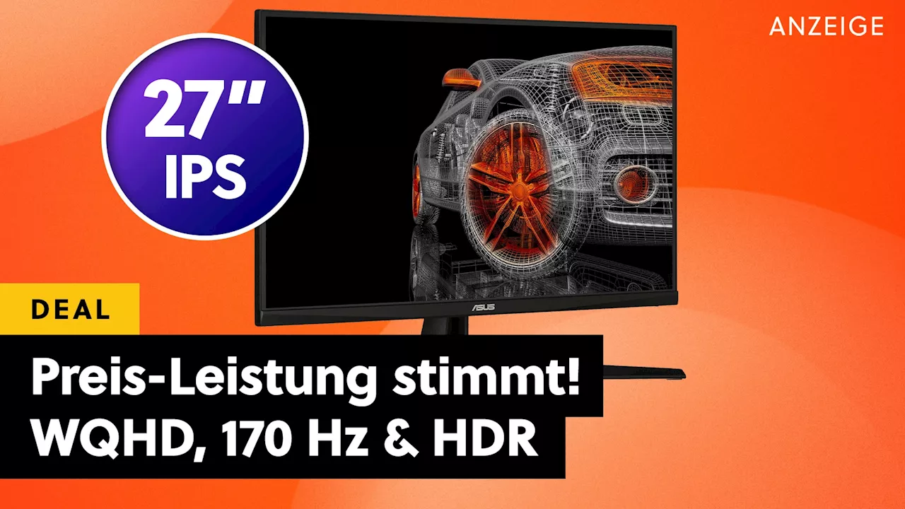 Der perfekte Gaming-Monitor: WQHD, über 144Hz, HDR, mit IPS-Panel und Nvidia G-Sync