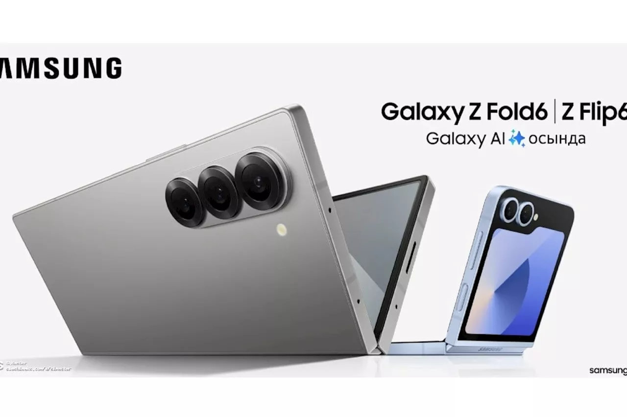 Leaked Official Promo Image Gives Us The Best Look At The Samsung Galaxy Z Fold 6 And Z Flip 6