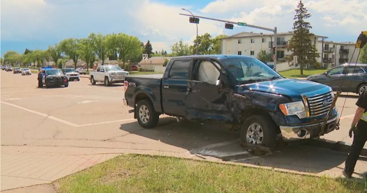 4 taken to hospital after collision in north Edmonton