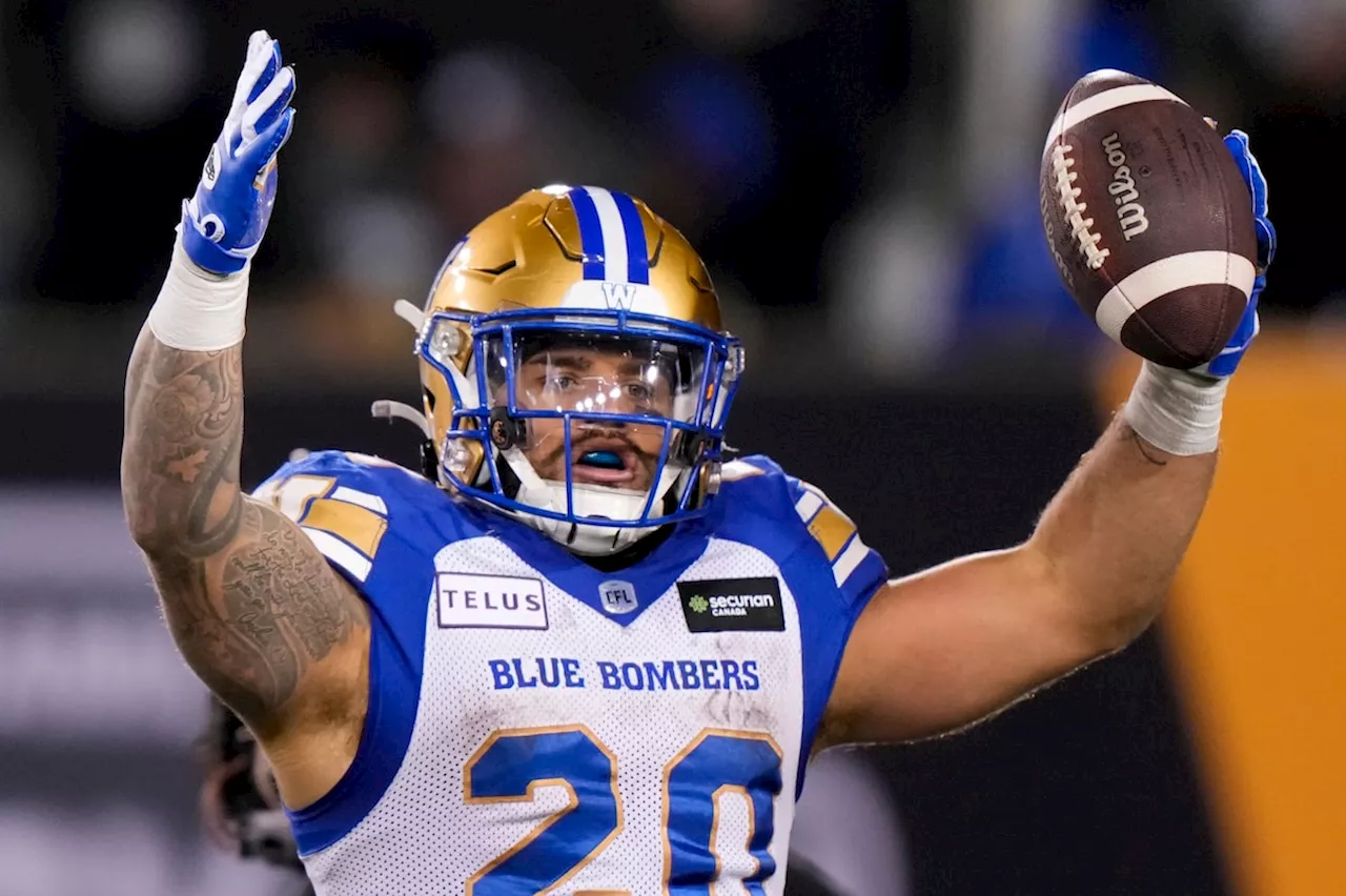 Blue Bombers star running back Brady Oliveira among CFL players to watch in 2024