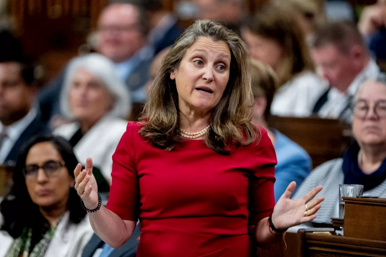 Freeland vows review into alleged collusion with foreign actors by MPs