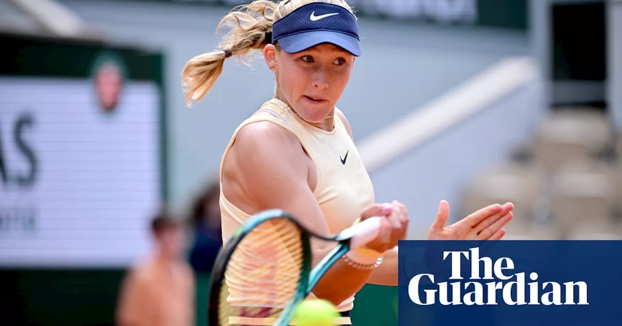 Mirra Andreeva in French Open last four after defeating ailing Aryna Sabalenka