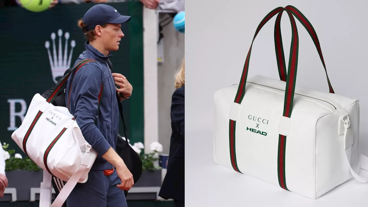 Jannik Sinner es hoy el jugador número uno del mundo —con un bolso Gucci x Head digno del tenista