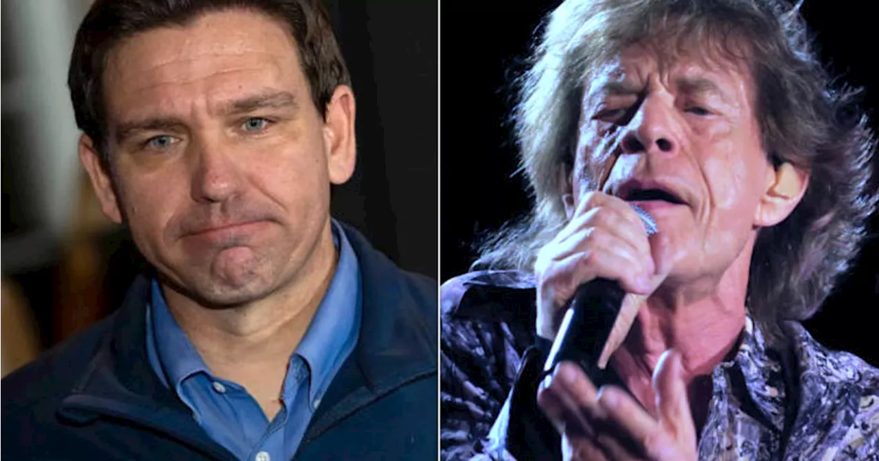 Mick Jagger Taunts Ron DeSantis At Stones' Florida Concert