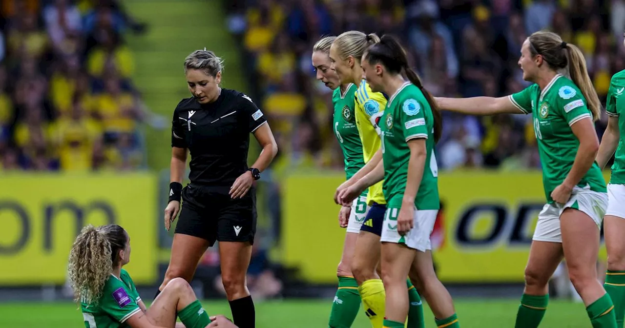 Ireland midfielder hits out at potential game-changing decision in Sweden defeat