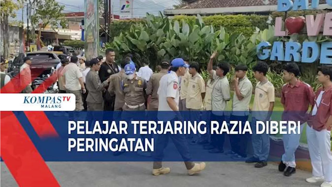 Asyik Nongkrong di Warung Kopi, Belasan Pelajar Terjaring Razia