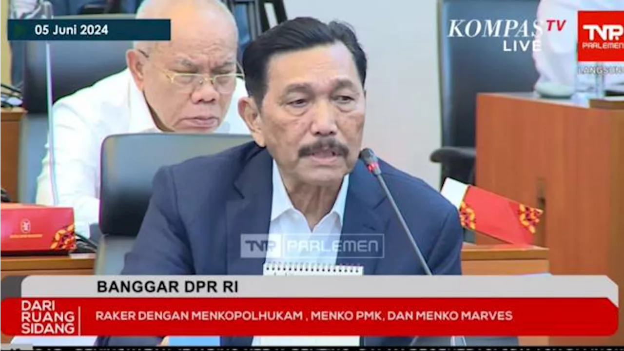 Luhut di Depan Anggota Banggar DPR: Kementerian Kami Anggaran Sedikit, Kerjaan Seabrek