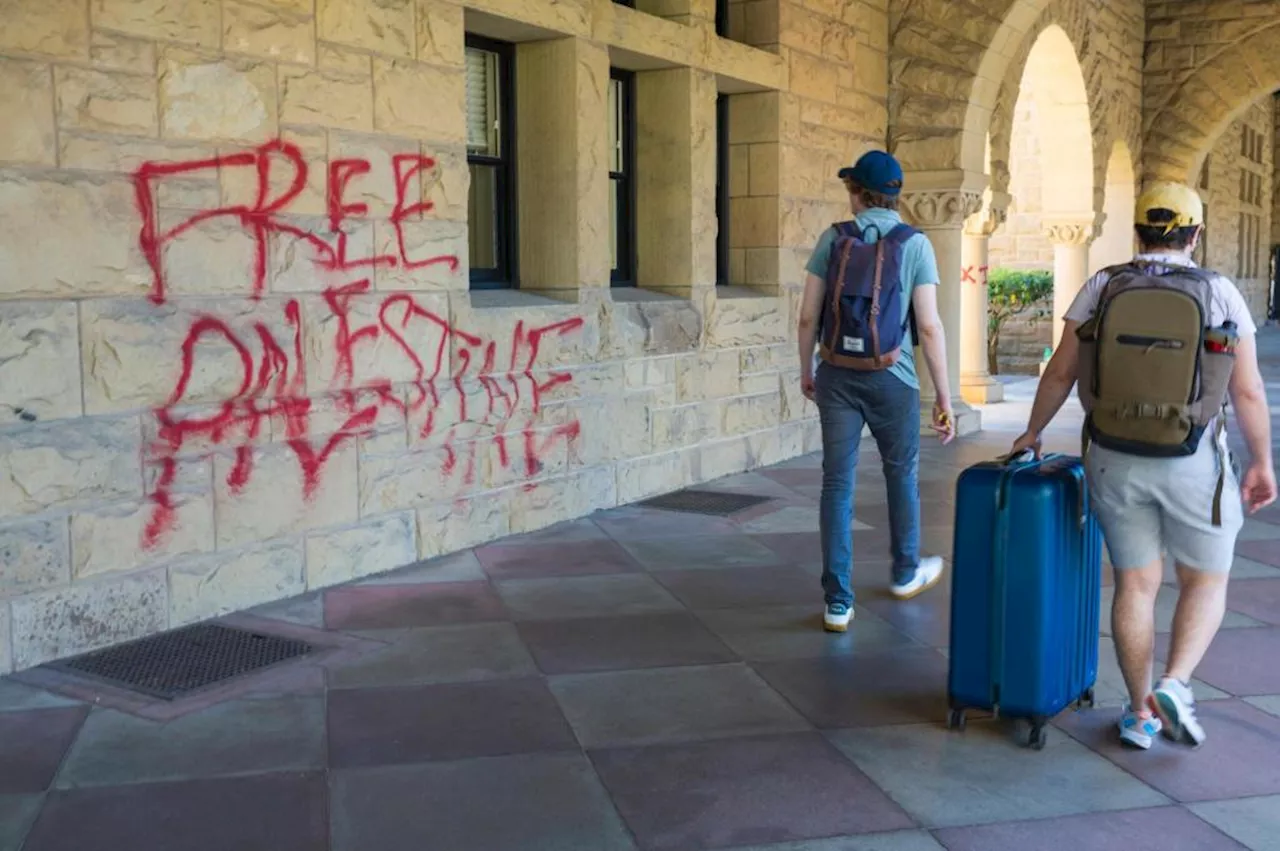 Pro-Palestinian demonstrators arrested at Stanford University after occupying president’s office