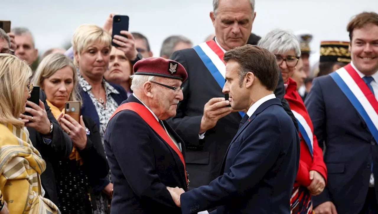 80 ans du Débarquement : Emmanuel Macron loue 'l’esprit de sacrifice' en débutant les commémorations