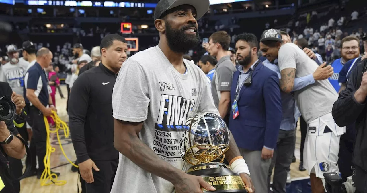 Kyrie Irving put distractions behind him, focused on leading Mavericks to NBA Finals