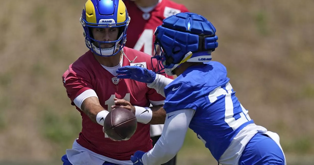 Rams rookie Blake Corum hits the ground running during offseason workouts