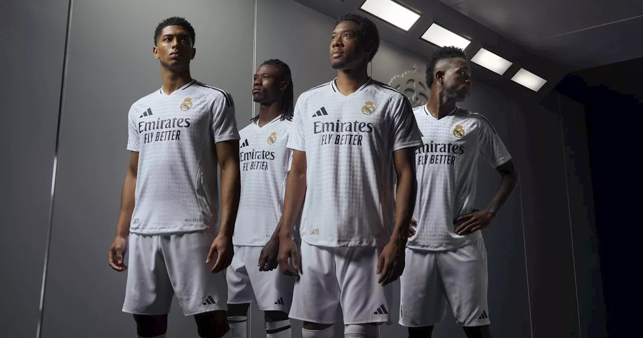 Foot : le Real Madrid présente son nouveau maillot et celui de Mbappé