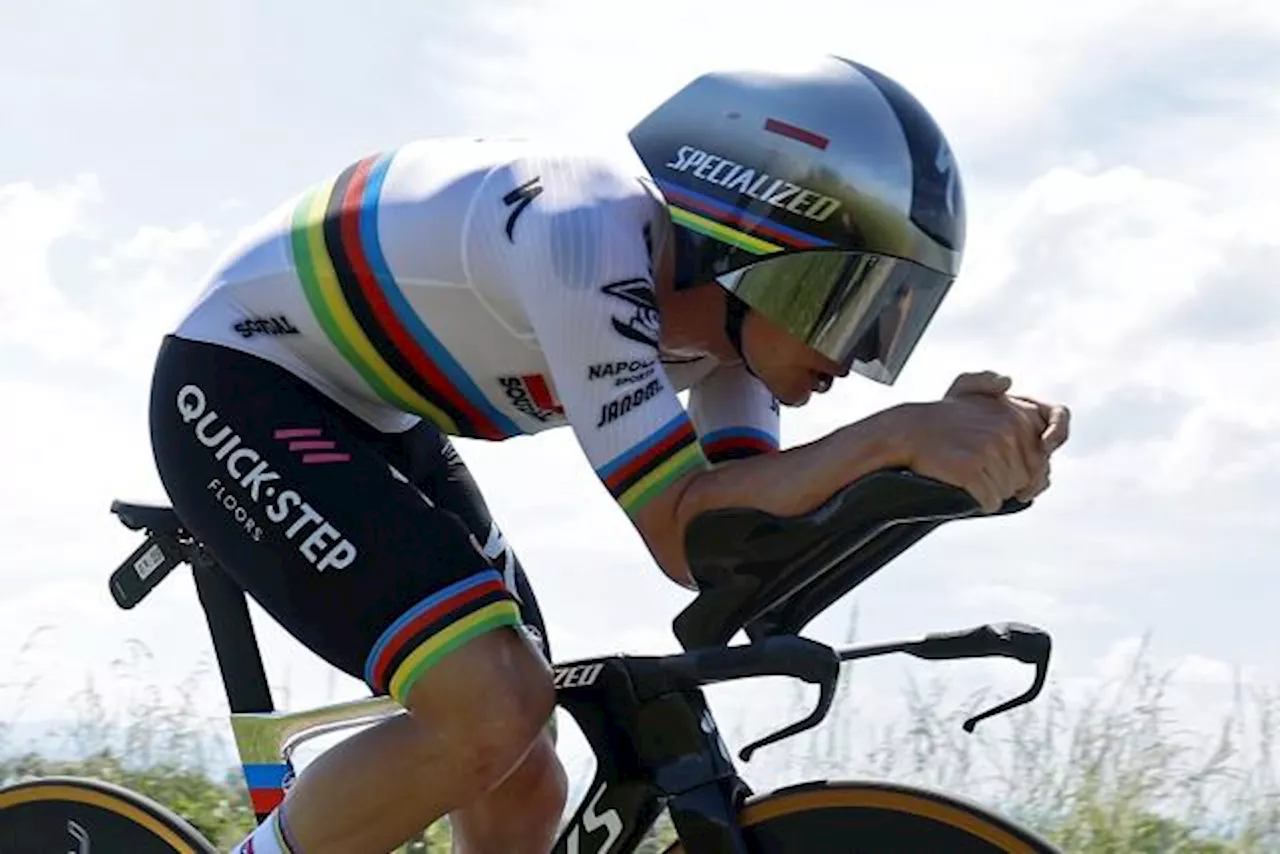 Vainqueur du chrono du Dauphiné, Remco Evenepoel prend la tête du général