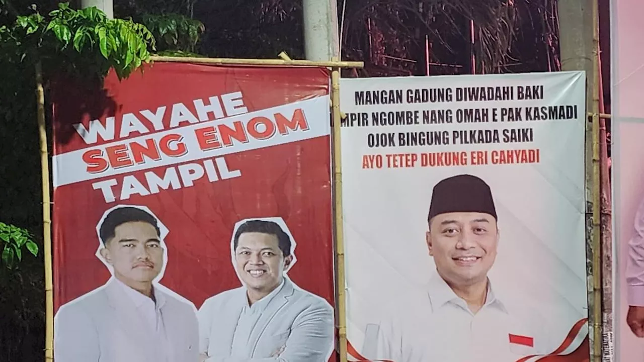 Baliho Kaesang-Hendy Bemunculan di Surabaya, Siap Tantang Eri Cahyadi di Pilkada 2024?