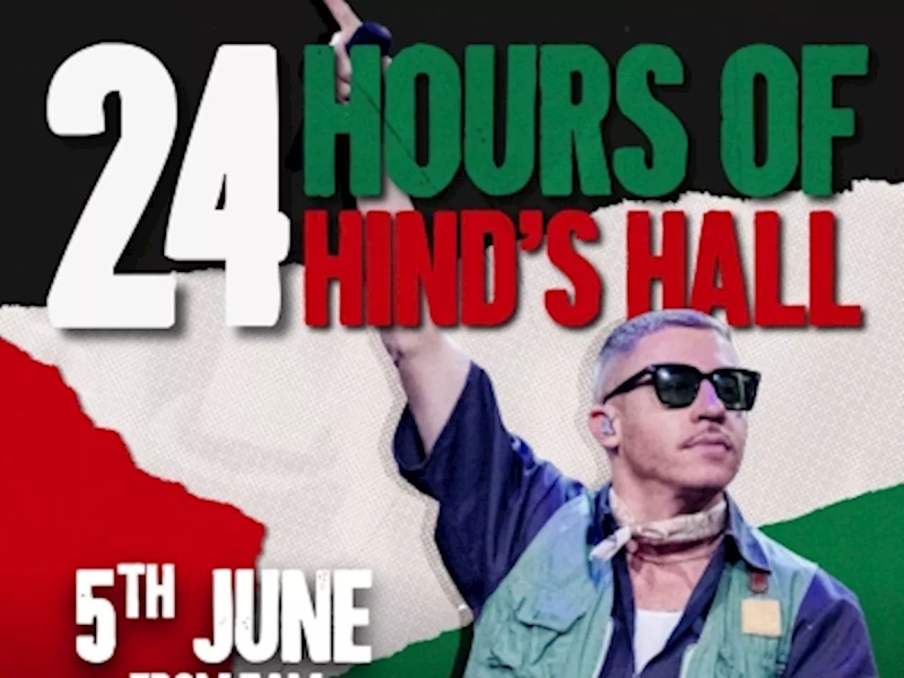 Local radio station Fly FM to play Macklemore’s ‘Hind’s Hall’ for 24 hours today in solidarity with Palestine