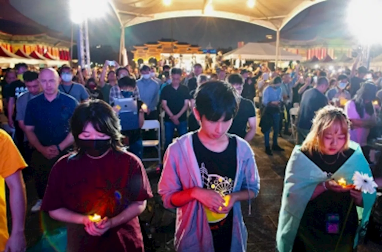 Taiwan holds vigil for China’s 1989 Tiananmen crackdown