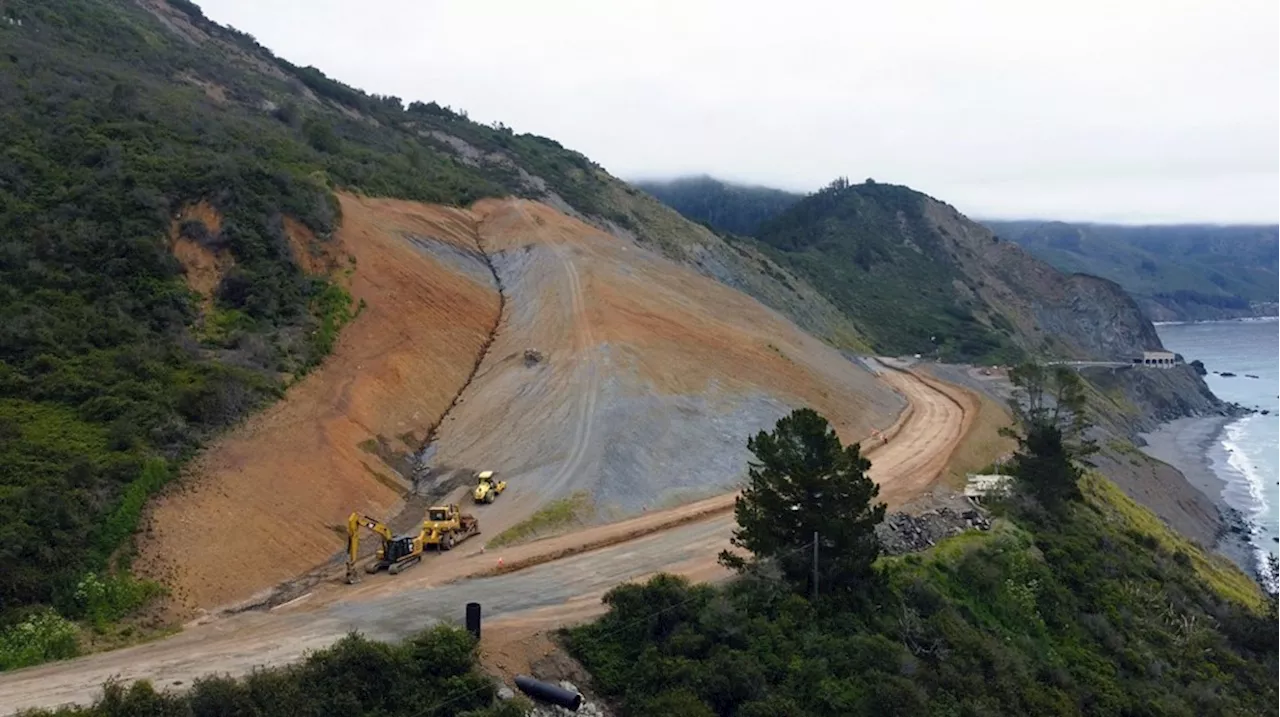 Paul’s Slide on Highway 1 on Big Sur coast to open earlier than anticipated