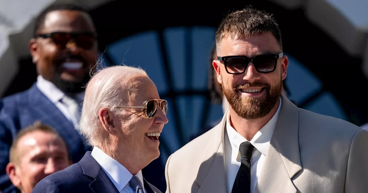 Travis Kelce says Secret Service wasn’t ‘too happy’ with him during White House visit