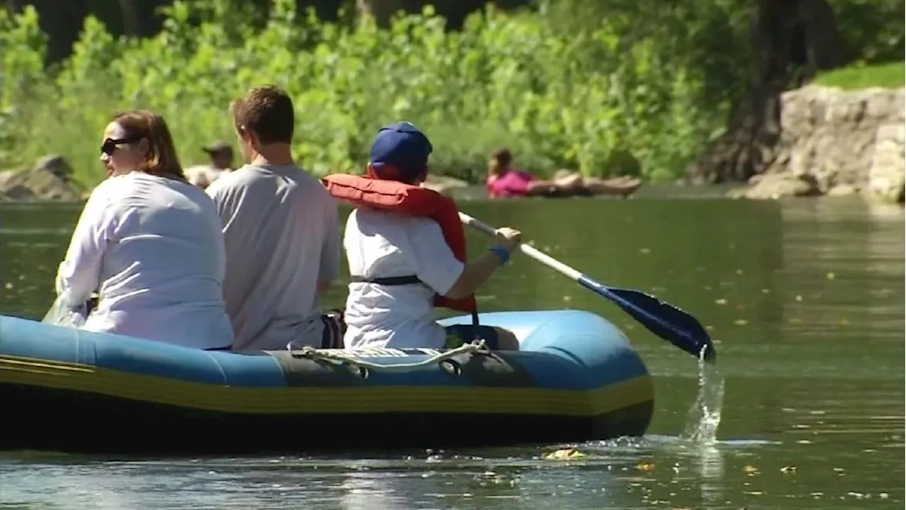 Guadalupe River businesses adapt operations as low water levels hinder tubing traffic