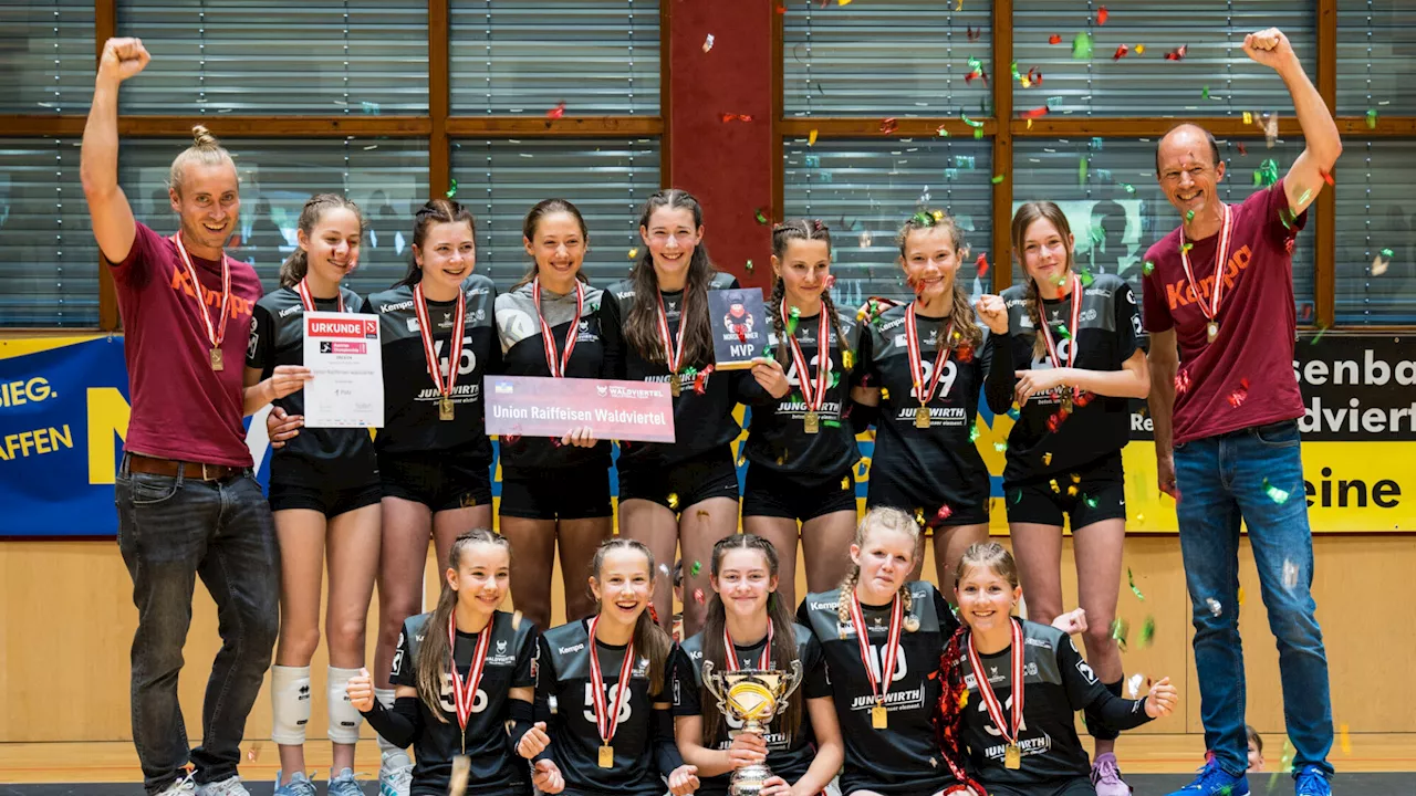 Waldviertler U15-Mädchen sind Österreichische Meister