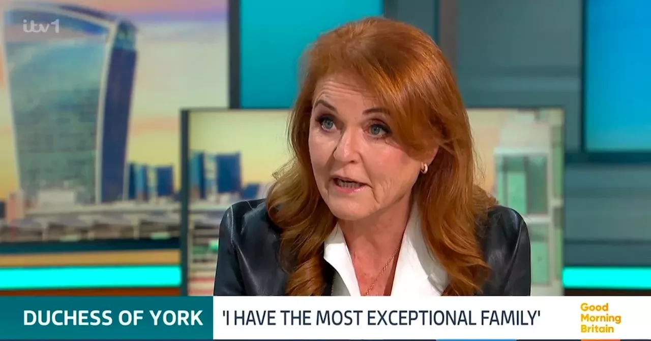 Sarah Ferguson snaps at Martin Lewis on Good Morning Britain